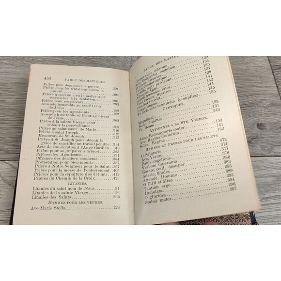 Antique Tresor Du Chretien By Rev. J R Magnan, Very Rare, 1885, Small Deluxe Ed - Picture 13 of 16